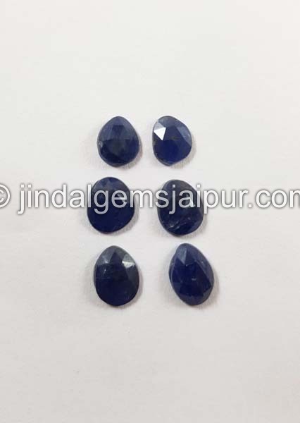 Blue Sapphire Rose Cut Slices